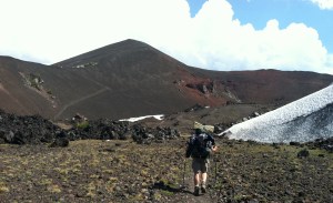 The PCT heading toward Oregon's Collier Cone.