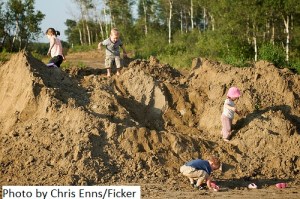 Kids Playing in the Dirt